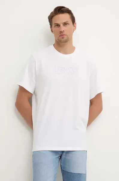 Levi's  basic tričko pánske bavlnené RELAXED FIT TEE