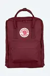 Ruksak Fjallraven Kanken F23510.326-326, červená farba, veľký, s nášivkou