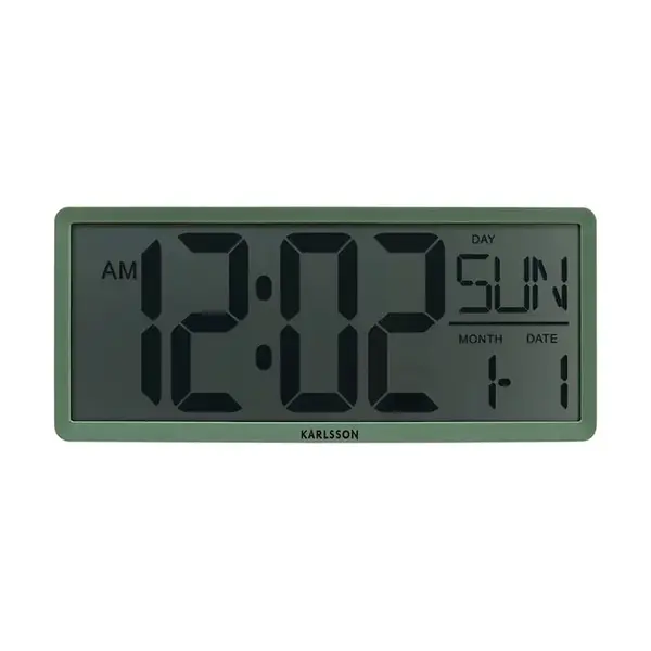 Nástenné hodiny Retro LCD