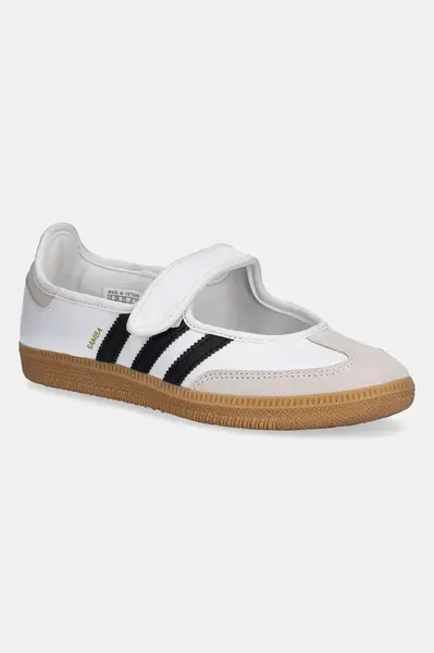 Kožené balerínky adidas Originals Samba Jane