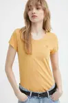 G-Star tričko dámske bavlnené Overdyed eyben slim v t 2.0