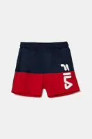 Detské plavkové šortky Fila LAVESUM červená farba, FAK0419