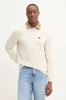 Bavlnené tričko s dlhým rukávom Tommy Jeans