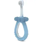 Suavinex Baby Training Toothbrush zubní kartáček pro děti 0-2 y Blue 1 ks