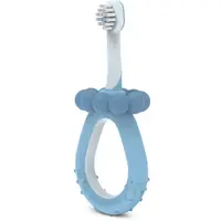 Suavinex Baby Training Toothbrush zubní kartáček pro děti 0-2 y Blue 1 ks