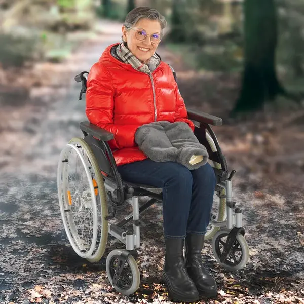 Termofor s otvormi pre ruky alebo nohy plyšový