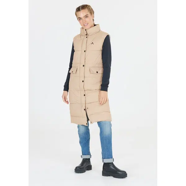Women's vest Whistler Amaretto W Long Puffer Vest