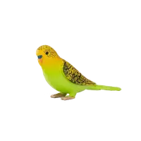 Andulka vlnkovaná zelená figurka