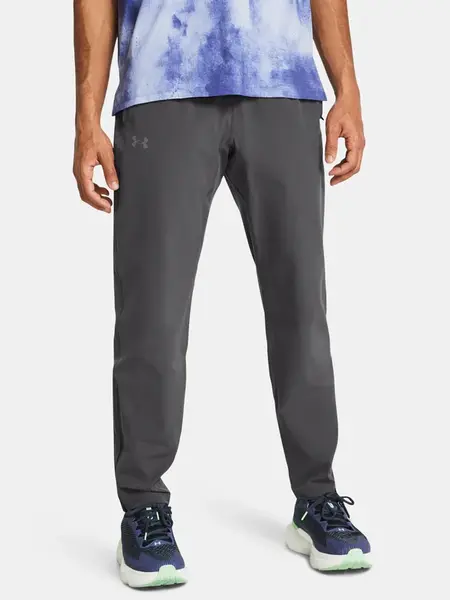 Tmavosivé pánske športové nohavice Under Armour UA OUTRUN THE STORM PANTS