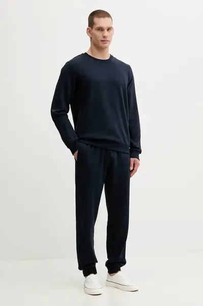 Tepláková souprava Emporio Armani Underwear pánská, tmavomodrá barva, EM001922 AF14976