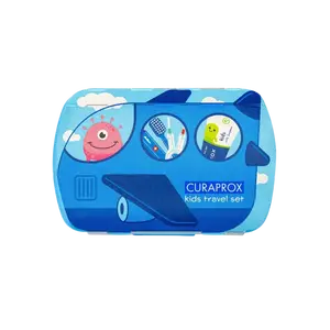 CURAPROX Travel set KIDS modrý