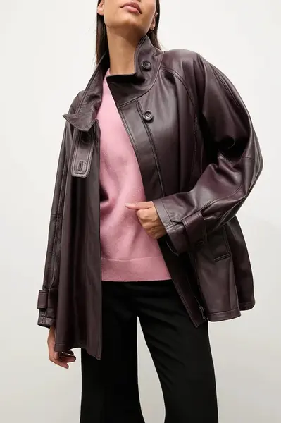 Kožená bunda Answear.LAB