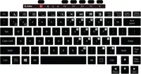 Zebra KYB-ET6X-2IN1-UK1-01 2-in-1 Keyboard, UK