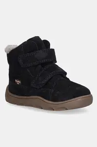 Dětské semišové zimní boty Froddo ZERU TEX FURRY BAREFOOT