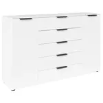 Rauch Möbel KOMODA, barvy grafitu, bílá, 160/100/42 cm