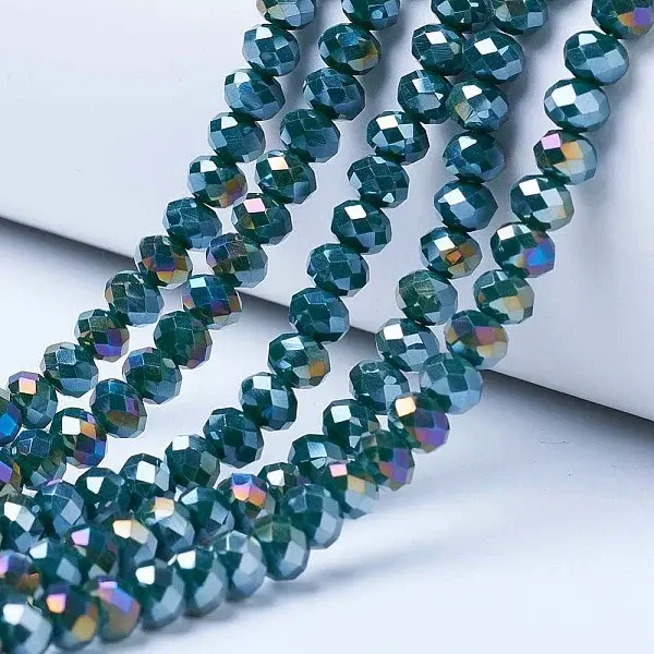 Electroplate Glass Beads Strands