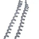 Polyester Braid Trims with Elastic Button Loops