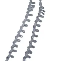 Polyester Braid Trims with Elastic Button Loops