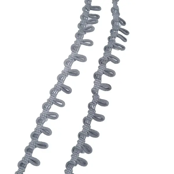 Polyester Braid Trims with Elastic Button Loops