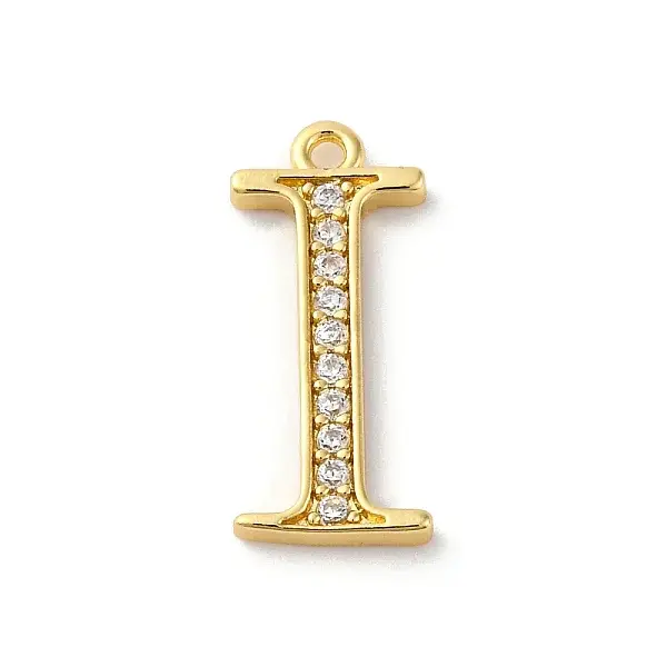 Rack Plating Brass Micro Pave Cubic Zirconia Pendant