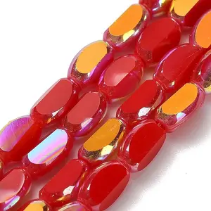 Electroplate Opaque Glass Beads
