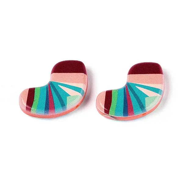 Printed Opaque Resin Beads