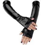 Polyester Long Fingerless Gloves
