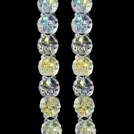 Electroplate Glass Bead Strands