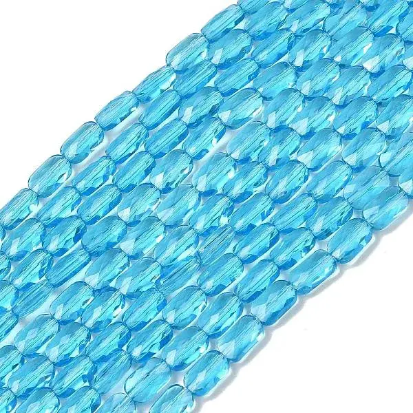 Transparent Glass Beads Strands