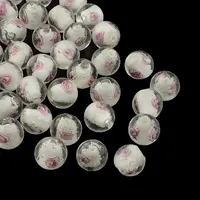 Handmade Luminous Inner Flower Lampwork Beads