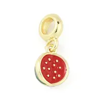 Brass Enamel Fruit European Dangle Charms