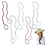 5Pcs 5 Colors Nylon Hair Ties Wigs