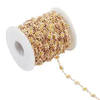 Brass Enamel Link Chains