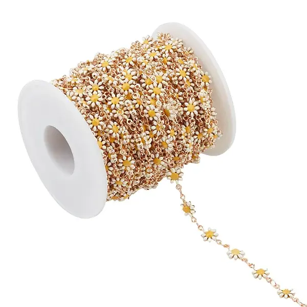 Brass Enamel Link Chains