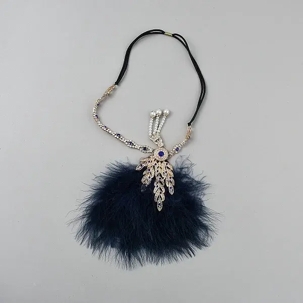 Feather Rhinestone Headbands