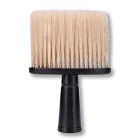 BDS Barber Lux Oprašovák black white matte 14cm