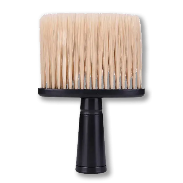 BDS Barber Lux Oprašovák black white matte 14cm