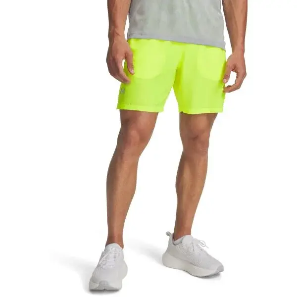 Under Armour LAUNCH 7 Pánské kraťasy, žlutá, velikost M