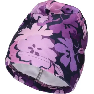 UNUO BASIC Dětská fleecová čepice, fialová, velikost
