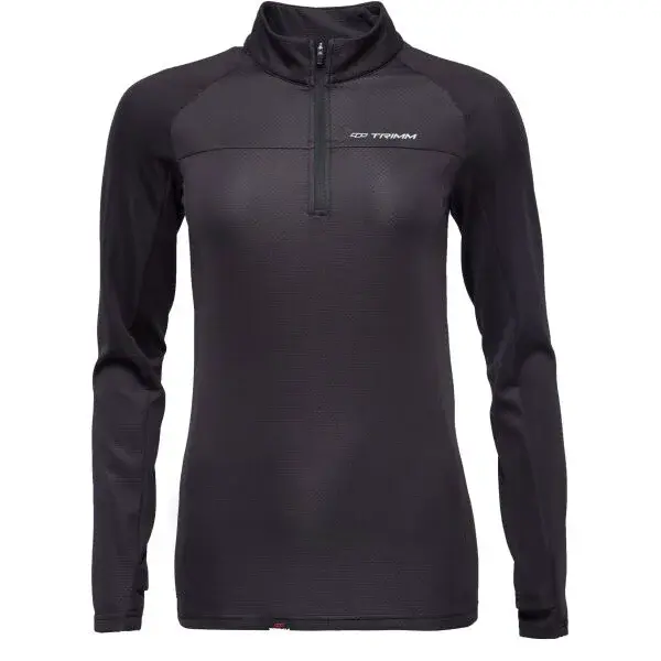 TRIMM CUBE LADY Dámská mikina, černá, velikost