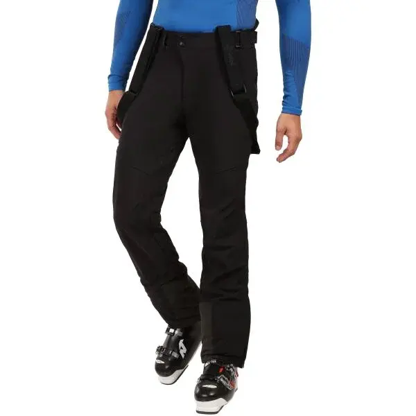 KILPI RHEA Pánské softshellové lyžařské kalhoty, černá, velikost XXXL