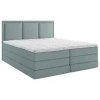 MID.YOU POSTEL BOXSPRING, 180/220 cm, petrolej