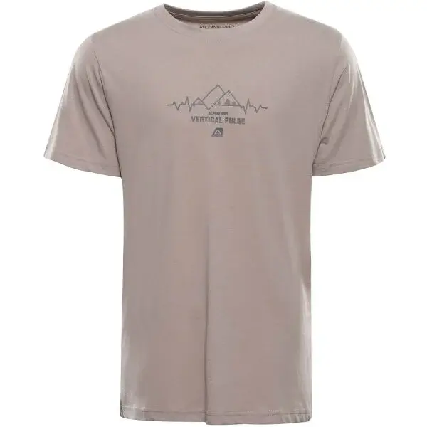 ALPINE PRO TERMES 3 Pánské tričko, šedá, velikost 5XL