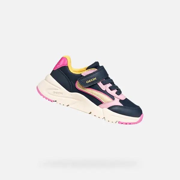 Tmavě modré dívčí tenisky Geox Loftus - Holky