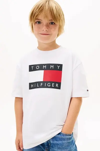 Dětské bavlněné tričko Tommy Hilfiger