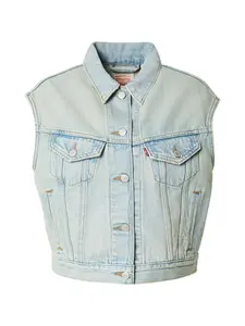 LEVI'S ® Prechodná bunda 'Shrunken 90s Vest'  modrá denim