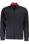 US GRAND POLO MEN'S BLUE ZIP SWEATSHIRT