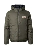 BLEND Prechodná bunda  modrá / tmavozelená