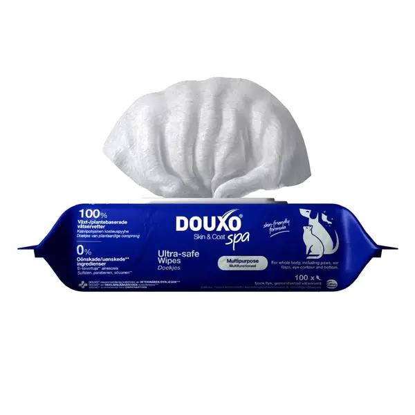 Douxo Skin&Coat SPA univerzální vlhčené ubrousky 100 ks