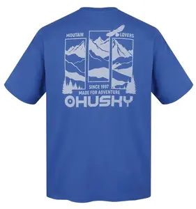 Husky Tee View M XXXL, blue Pánské bavlněné triko